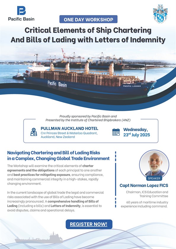 ANZ Branch workshop - Ship Chartering and Bills of Lading